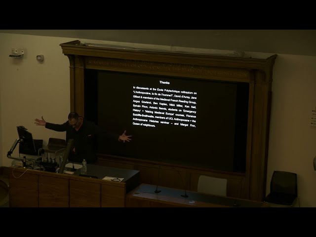 Watch UCL History - Professor John Sabapathy's Inaugural Lecture 'Cockaigne' - 29 November 2023 on YouTube.