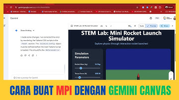 CARA MEMBUAT MEDIA PEMBELAJARAN INTERAKTIF DENGAN GEMINI CANVAS