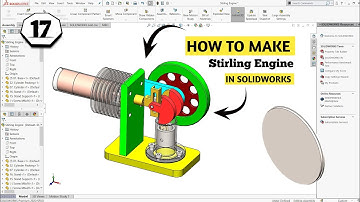 [Part-17] Stirling engine | Solidworks beginners | Heat Exchange Cylinder Head