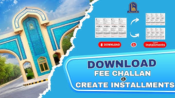 How to download IUB Fee Challan | IUB Fee Voucher & installments Process |  IUB Semester Fee Challan
