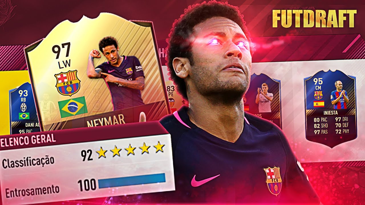fifa ultimate team 18 FIFA 17 FUT DRAFT EM BUSCA DO 192 -OLHA ESSA ZAGA TOP!!!
