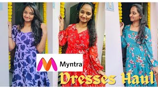 Myntra dresses Haul under500?Quality 100%recommended viral myntrahaul dresses myntrasale yt