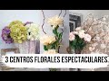 3 CENTROS ELEGANTES CON FLOR ARTIFICIAL / ORJO'S HOME