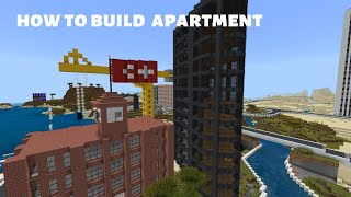 How to build an apartment in Minecraft PE screenshot 2