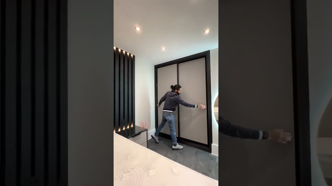 Обзор уютной спальни с большой кроватью