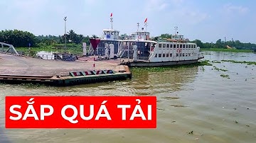 Phà Rạch Miễu tạm sắp quá tải ngày giáp Tết - Mong chờ cầu Rạch Miễu 2 hoàn thành