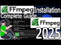 How to Install FFmpeg on windows 10 [2025 Update] Complete Guide | ffmpeg Video Conversion Tutorial