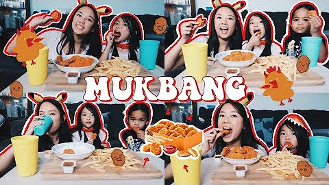 MCDONALDS SPICY NUGGETS MUKBANG WITH A 5 AND 6 YEAR OLD + Q&A l 2020