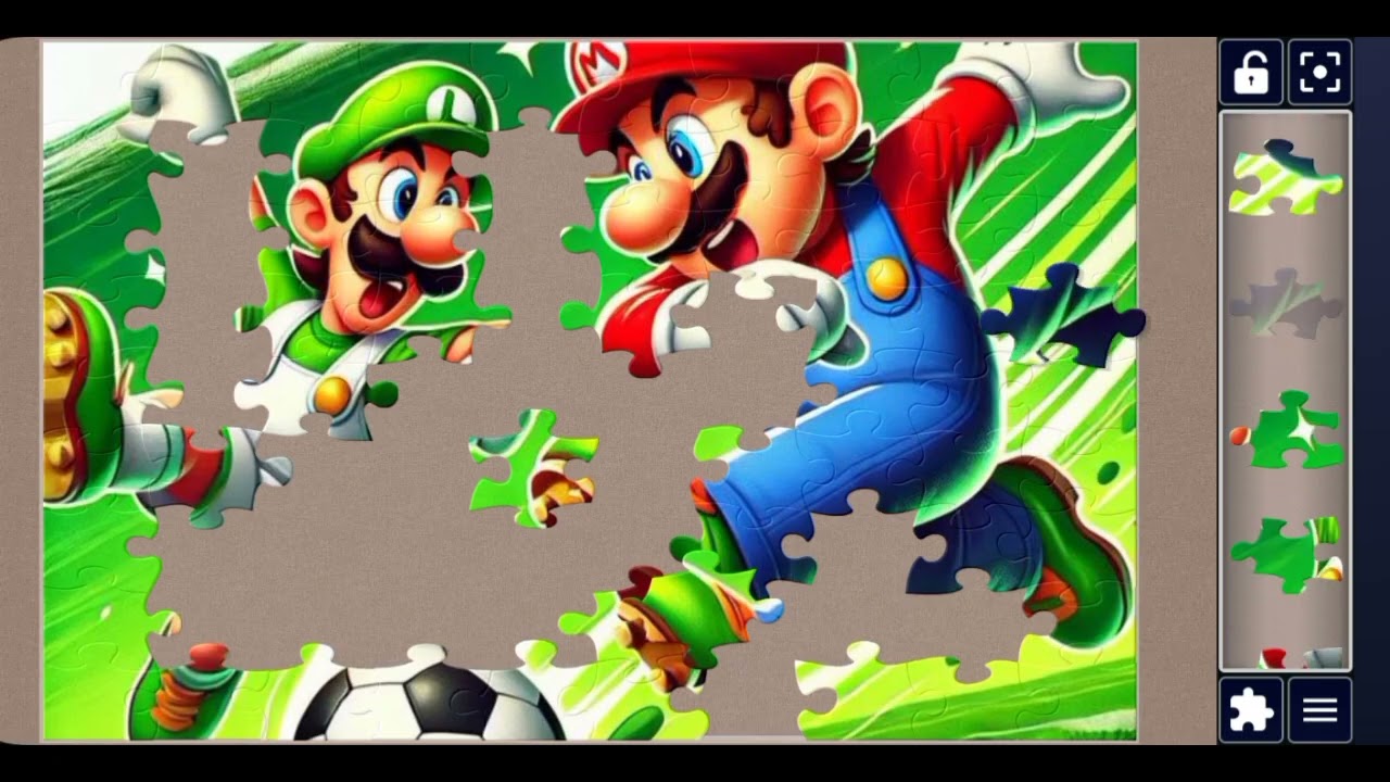 Mario & Luigi Soccer Showdown Super Bros Football Battle//Mind Fresh Puzzle 🧩 Palace//