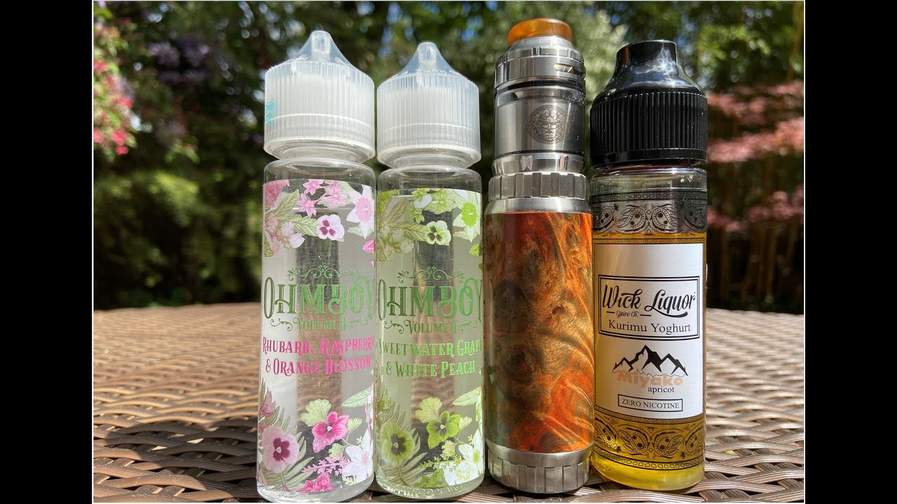 Delicious fruity eliquids review 2 liquids by Ohm Boy Volume ii