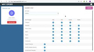 User Types & Privileges in Way2Order B2B Ordering App