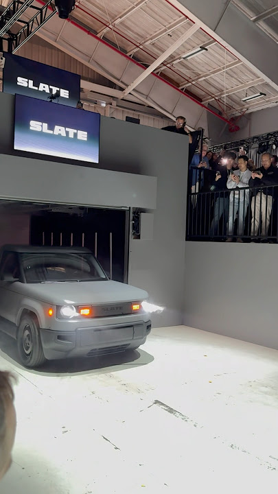 BLANK SLATE TRUCK AMERICAN BUILT UNVEILING #slate #slateauto #car #truck #pickuptruck #suv