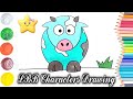 How to Draw a CUTE COW  | From LittleBabyBum! | LBB Characters Drawing | Drawing and Coloring # 4