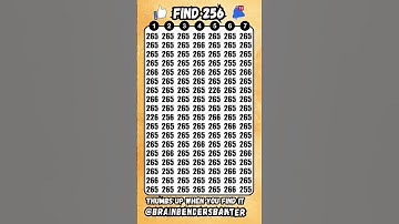 IQ Numbers Challenge! Go! #shorts