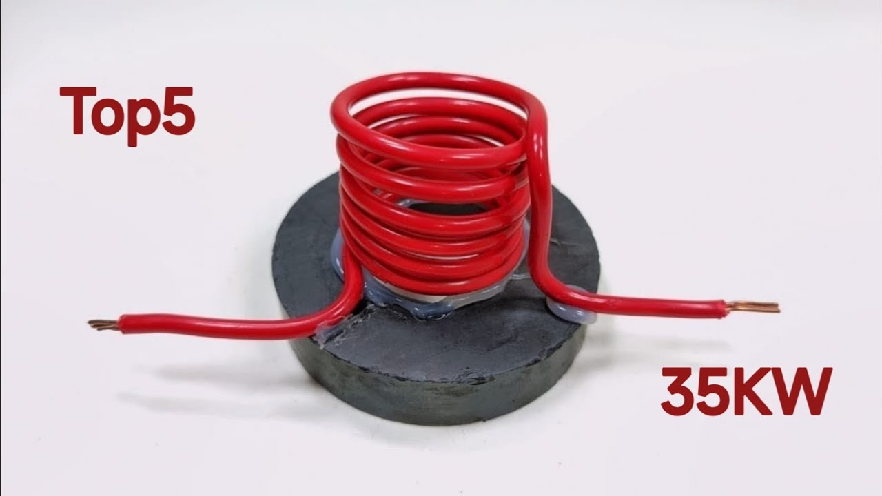 Удивительный генератор бесплатной энергии мощностью 35 кВт (220 В) с использованием медной провол...