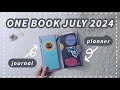 One Book July 2024! Putting my Journal in my Planner Setup | Sterling Ink Common Planner N2