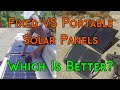 Fixed Solar Panels VS Portable Solar Panels For Your RV - Which Is Better? What Do We Recommend?