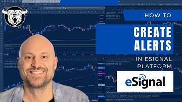 How to Create Alerts in eSignal