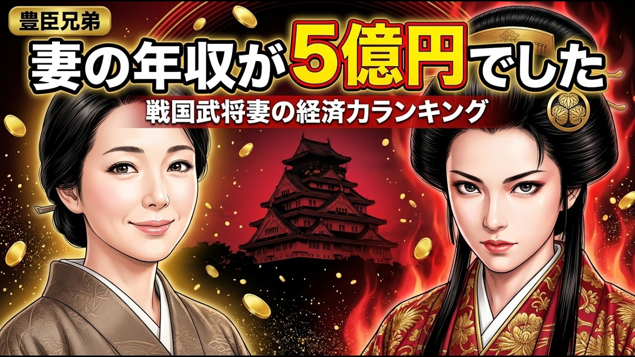【豊臣兄弟】戦国武将の妻の年収ランキング｜最も裕福な正室は誰か #歴史 #戦国時代 #大河ドラマ #豊臣兄弟
