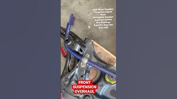 VW MK7 GTI Front subframe dropped for front suspension overhaul #vw #mk7 #gti #superpro #powerflex