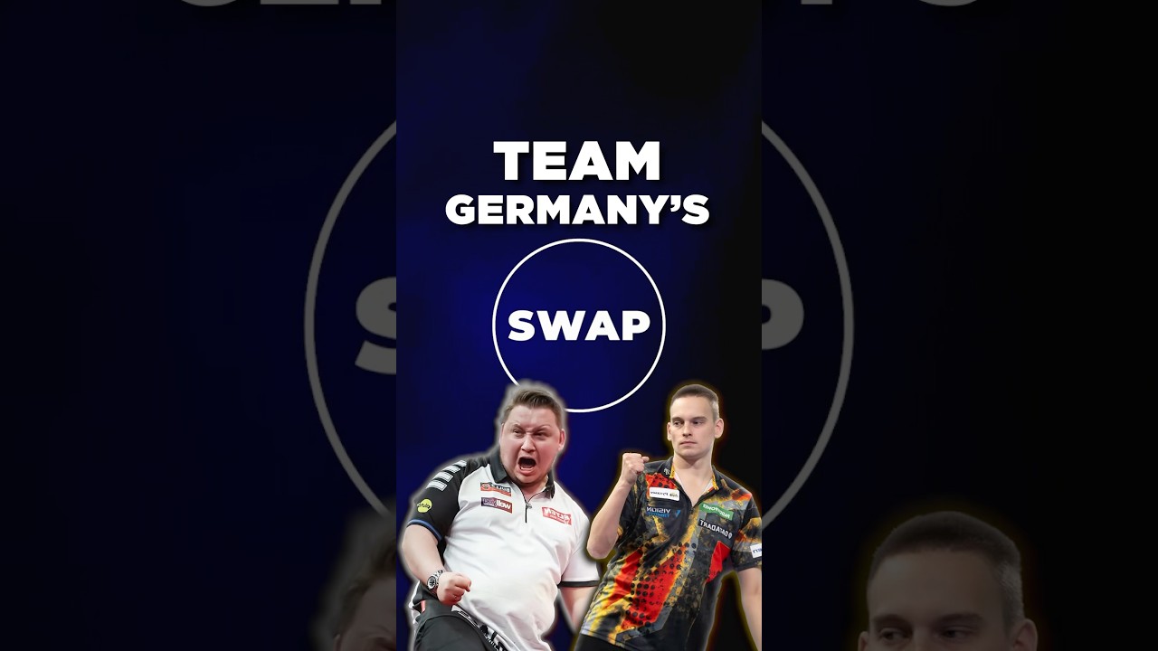 Team Germany take on our Darts-Swap Challenge 🇩🇪🔄Who do you want to see next? 🎯👇