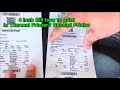 4 inch bill how to print in thermal printer receipt printer