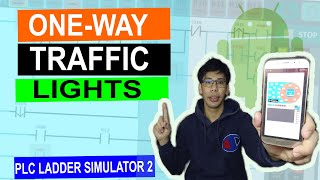 #Arduino #PLC #Ladder #Simulator 2 | 1 WAY TRAFFIC LIGHTS