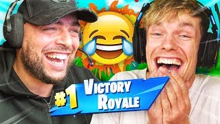 WIJ GAAN HELEMAAL STUK OM ELKAAR IN FORTNITE! screenshot 4