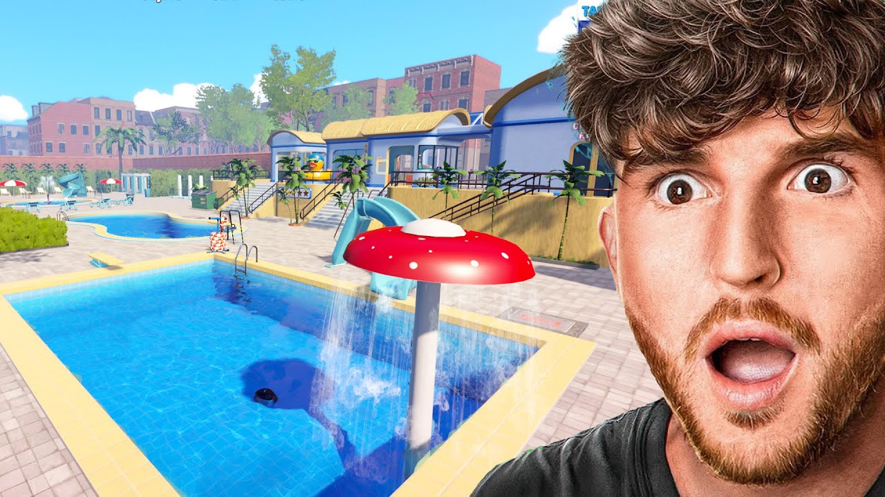 I OPENED A WATERPARK! 🔴LIVE