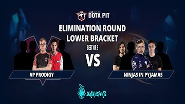VP PRODIGY vs NINJAS IN PYJAMAS - OGA DOTA PIT: EU/CIS SEASON 2 - ELIMINATION ROUND - LOWER BRACKET