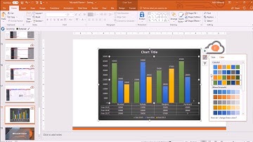 How to add charts in Microsoft PowerPoint 2016 slides?