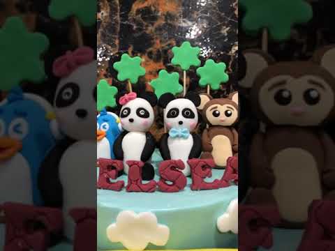 baby-bus-cake-decoration-monkey,-panda,-bus-and-pinguin