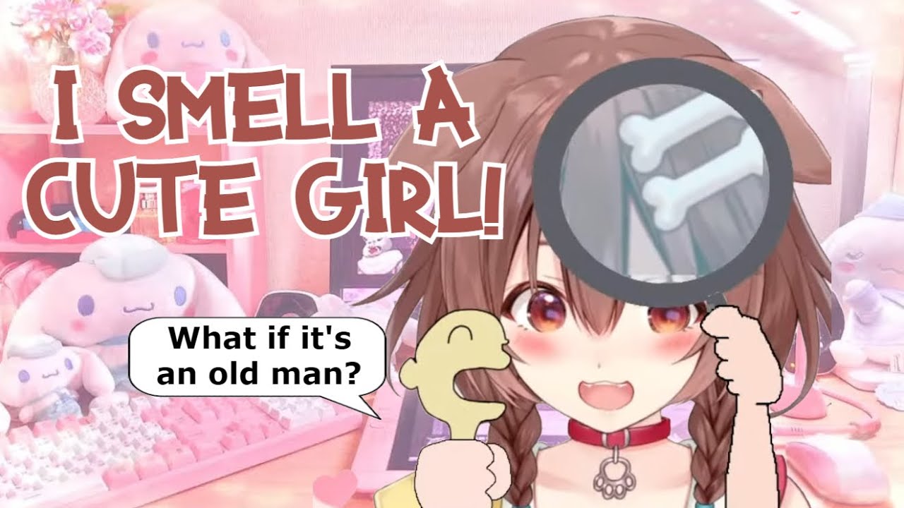 Korone Can't Stop Sniffing a Female Viewer's Room [Eng Sub/Hololive]