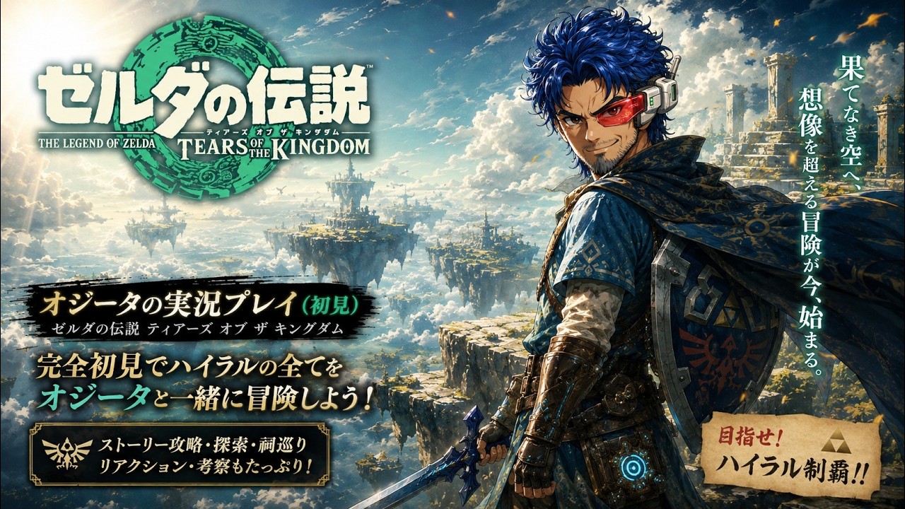 #14 オジータのゲーム実況 【ゼルダの伝説 ティアーズ オブ ザ キングダム】（初見）