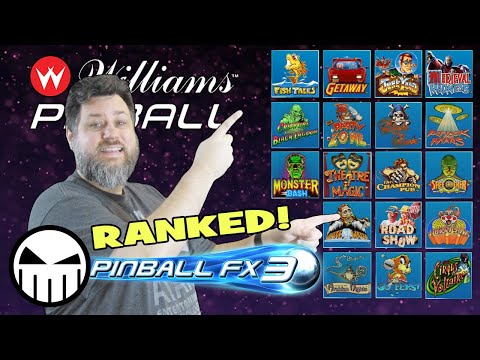 Ranked! Pinball FX3 Williams Pinball (2018-2019)