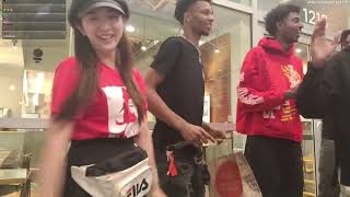 Korean streamer spanking girls in LA