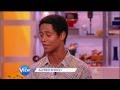 alfred enoch interview on the View ( his accent) - How to Get Away With Murder ( 2 of 3)