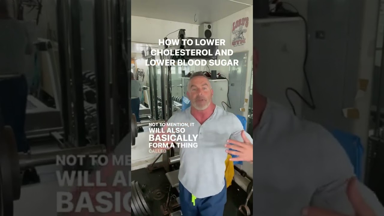 HOW TO LOWER CHOLESTEROL AND BLOOD SUGAR