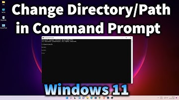 Windows 11 - Command Prompt Change Directories or Folders To Another Drive
