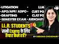 LLB Study Strategy: Prepare for Judiciary, CLAT PG & Exams Together! by Deeksha Mam