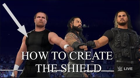 HOW TO CREATE THE SHIELD IN WWE 2k24 #viralvideo #wwe