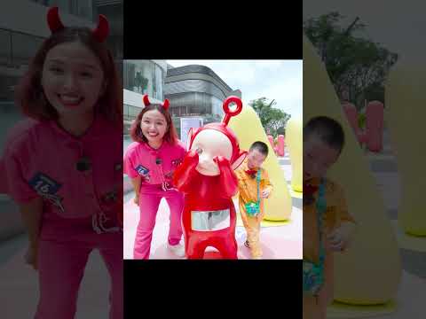 晶晶姐姐带你参观天线宝宝游乐园 Sister Jingjing takes you to visit Teletubbies Amusement Park #早教 #玩具 #cute #animals