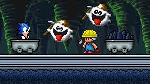 SMBX 1.4.4 - Ghost rail (Sonic Gameplay)