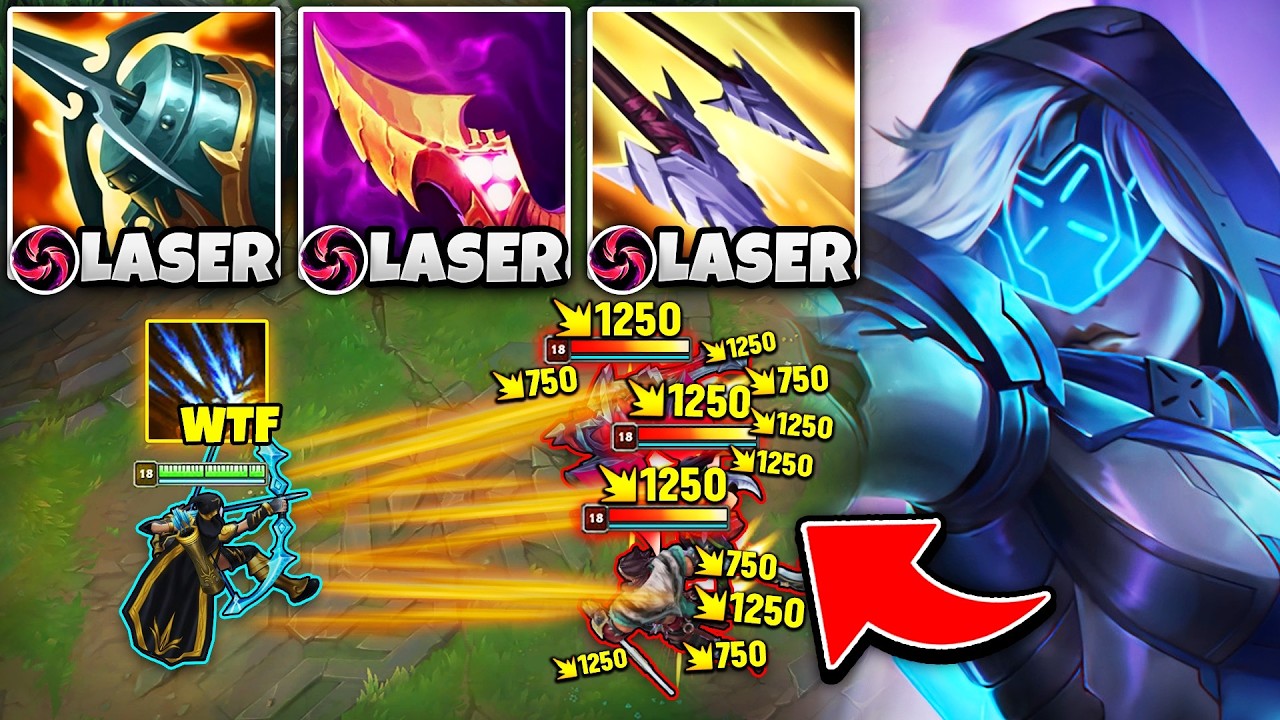 I BROKE THE ASHE ATTACK SPEED RECORD WITH 4.25 ATTACK SPEED (MY ARROWS ...