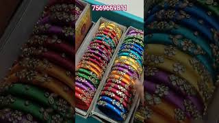 silk thread bangles for shop ❤️👍#bangles #tipsntricks #silkthreadaccessories