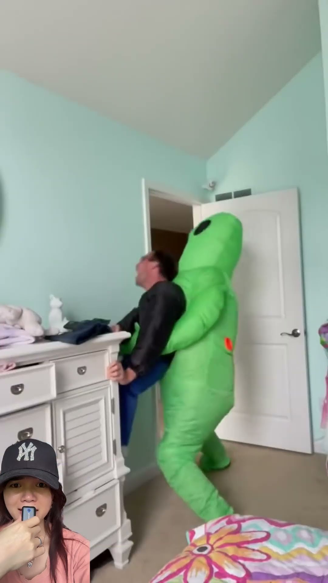MIMPI ADE KJADI NYATA ⁉️ADA ALIEN DI LEMARI BAJU ?#shorts #funny #dubbing