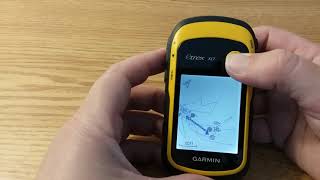 How to use a Garmin eTrex 10 GPS receiver - YouTube