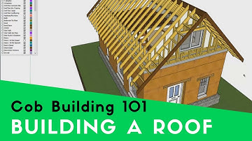 HOW TO BUILD AND ATTACH ROOFING ON A COB HOUSE