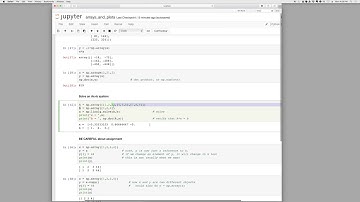 Python basic arrays and plotting