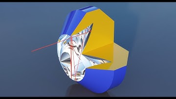 Light trapping revolved parabola and hyperbola mirror configuration